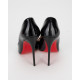 Christian Louboutin Szpilki czarne lakierowane 35