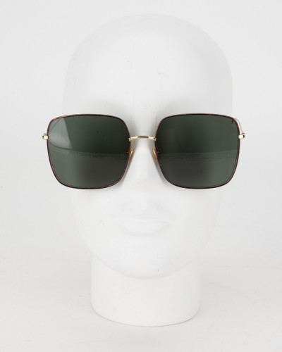 Dior Okulary przeciwsłoneczne kanciaste w białym pudelku i kartoniku