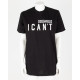 Dsquared2 T-shirt czarny I can't