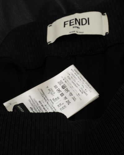 Fendi Spodnie skorzane leginsy