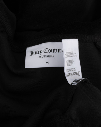 Juicy Couture Dres czarny welurowy komplet