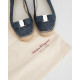 Salvatore Ferragamo jeansowe espadryle