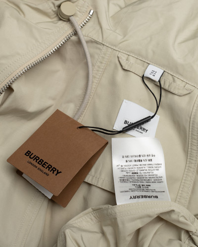 Burberry Płaszcz i parka kremowa parka z metka