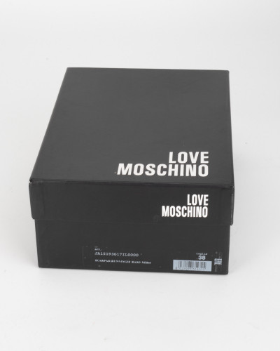 Moschino  buty moschino czarne z kokarda