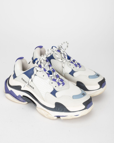 Balenciaga Sportowy 'triple s' bialo fioletowe