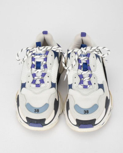 Balenciaga Sportowy 'triple s' bialo fioletowe