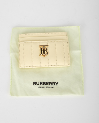 Burberry Porftel i etui jasno-żółty