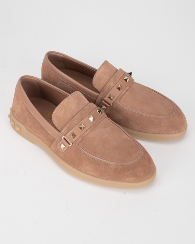 Valentino Sportowe zamszowe loafersy 37