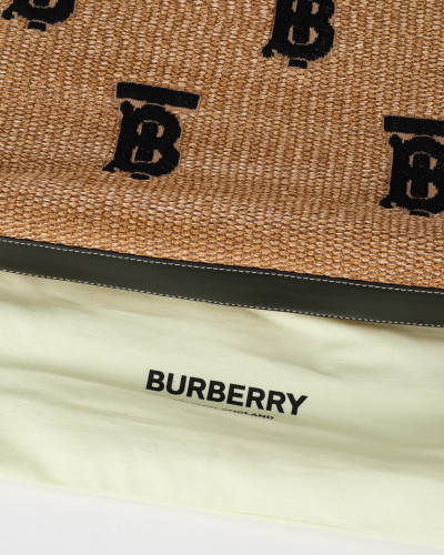 Burberry Mała torebka rafia