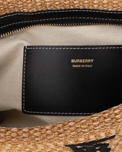 Burberry Mała torebka rafia