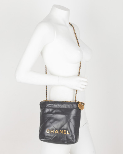 Chanel mini szara