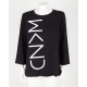 Max Mara Bluzka czarny T-shirt