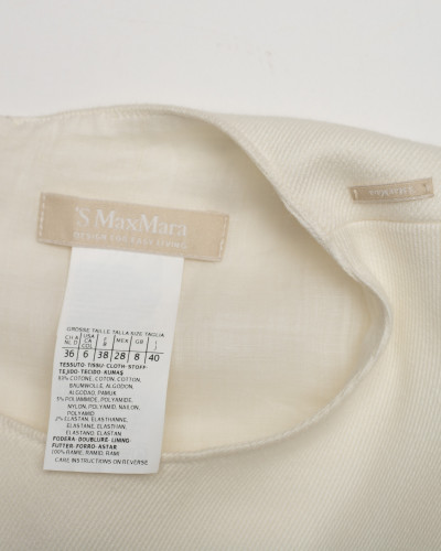 Max Mara Sukienka czarno - biala