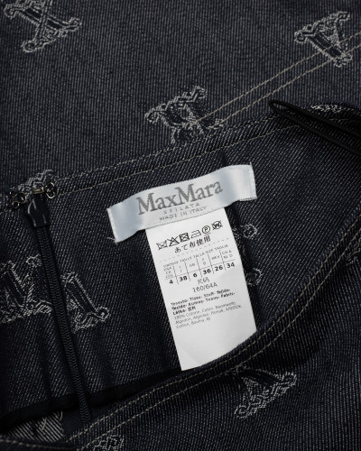 Max Mara Spódnica jeansowa w logo