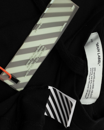 Off-White Koszulka czarny tshirt z logo