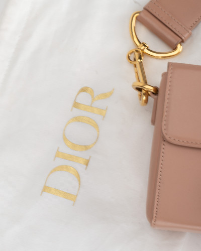 Dior Mała torebka różowe pudełko z logo