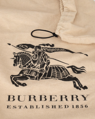 Burberry Torebka biała z krata po bokach