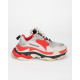 Balenciaga Sportowy szaro czerwony Triple S