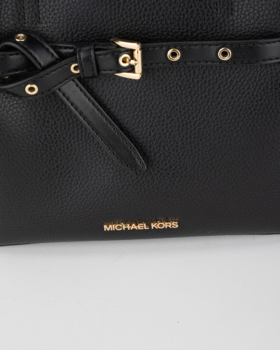 Michael Kors Torebka czarna ze złotymi elementami