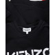 Kenzo Bluza czarna z białym logo