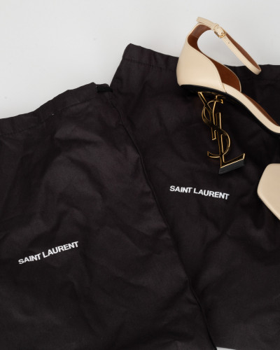 Saint Laurent  Sandały YSL bezowe