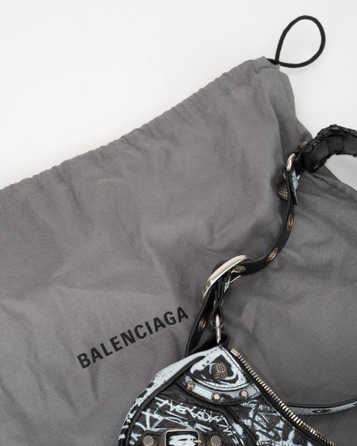 Balenciaga Torebka czaran w nadruki Le Cagole