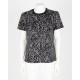 Hermes  czarny t-shirt w print