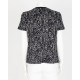 Hermes  czarny t-shirt w print