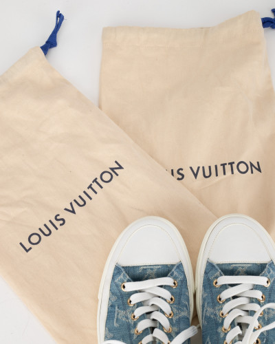 Louis Vuitton Jeansowe sneakersy