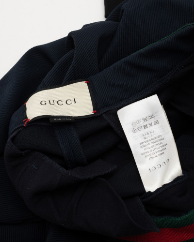 Gucci Granatowy komplet dresowy