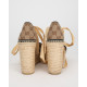 Gucci espadryle na platformie  w print GG