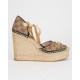 Gucci espadryle na platformie  w print GG