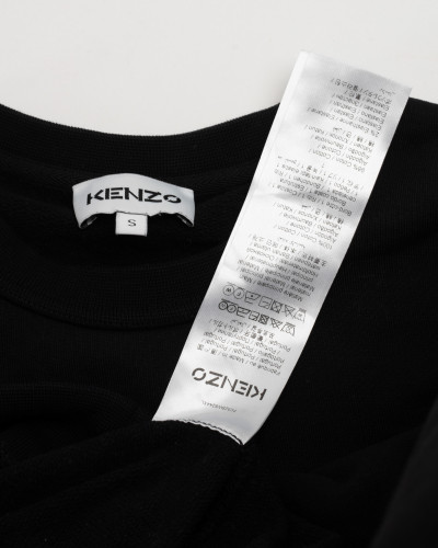 Kenzo Bluza czrarna z tygrysem