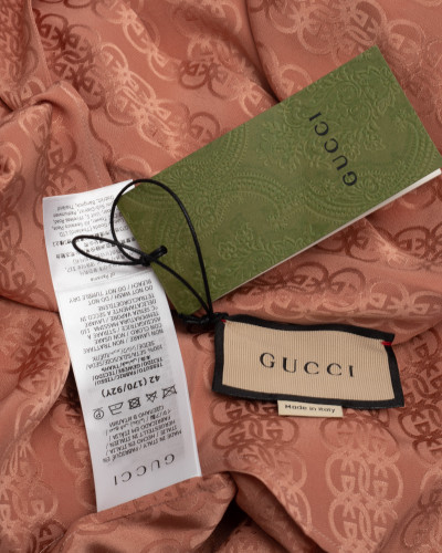 Gucci koszula różowa w logo