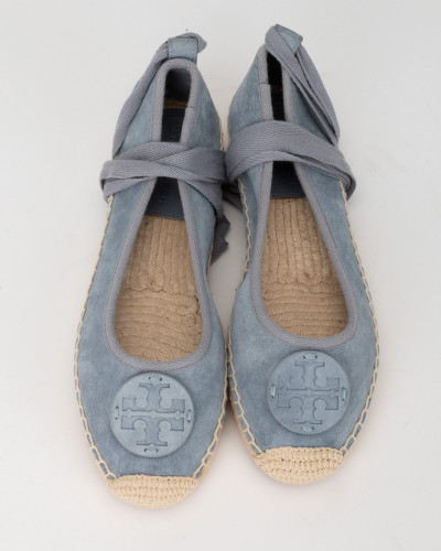 Tory Burch espadryle niebieskie