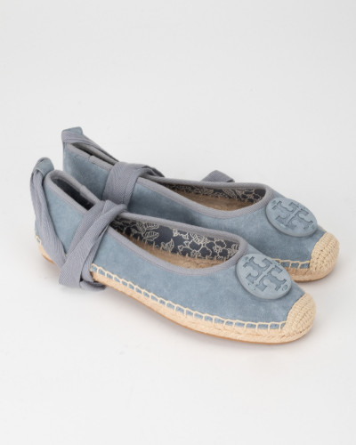 Tory Burch espadryle niebieskie