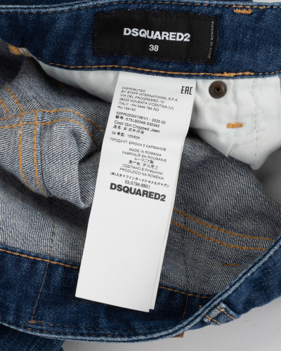 Dsquared2 Jeansy lisc z tylu