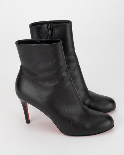 Christian Louboutin Botki czarne naprawiane obcasy