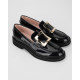 Roger Vivier Loafersy czarne lakierkowane