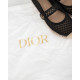 Dior czarne espadryle