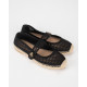 Dior czarne espadryle