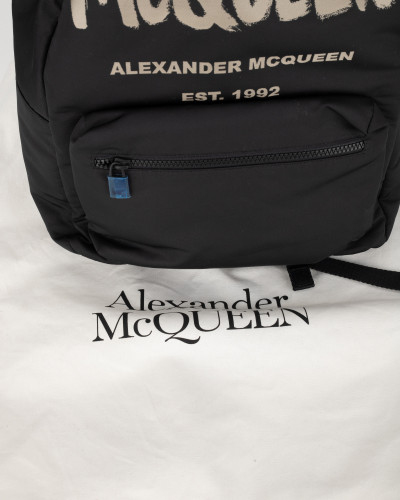 Alexander McQueen Plecak czarny