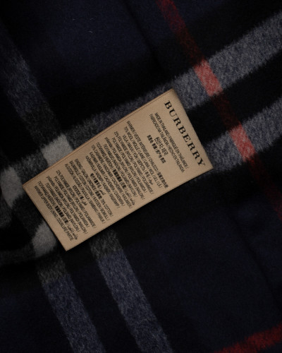 Burberry Płaszcz z kapturem męski czarny