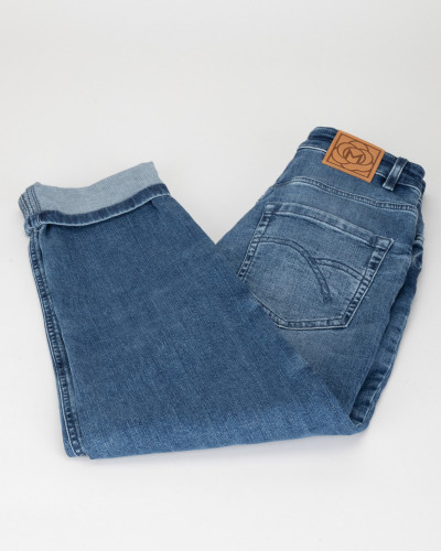 Marella Jeansy z metką niebieskie cienki jeans