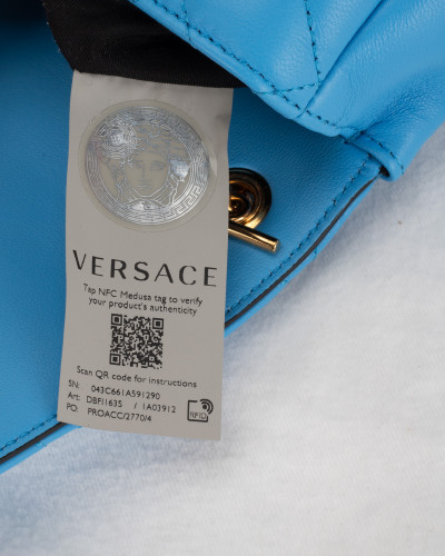 Versace Mała torebka niebieska