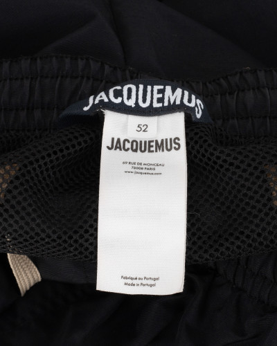 Jacquemus czrane kąpielówki