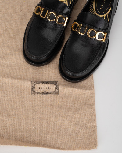 Gucci Loafer czarne z logo