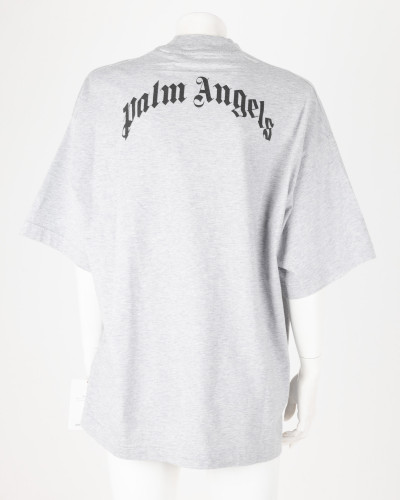 Palm Angels Bluzka szara z misiem T-shirt