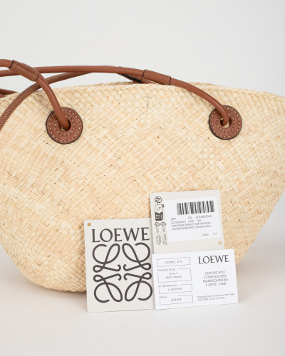 Loewe Torebka kosz wiklinowy