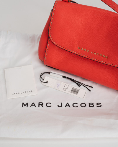 Marc Jacobs Mała torebka pomarańczowa na długim pasku